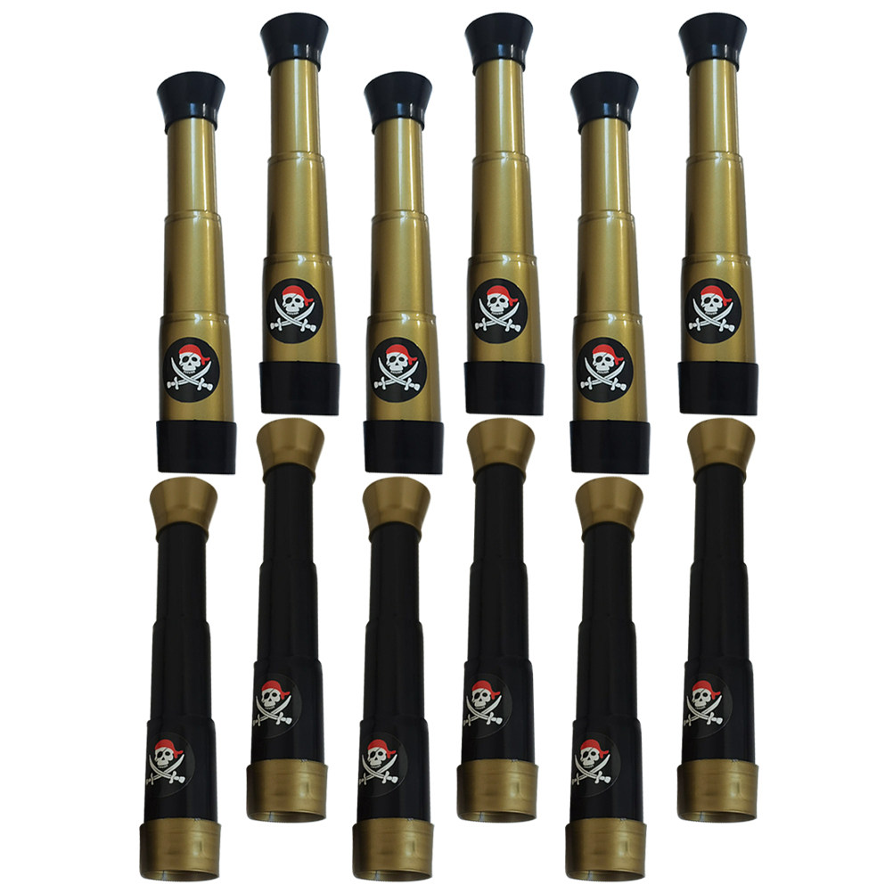 Outdoor Adventure Kit For Kids - Lot de 12 télescopes pirates pour