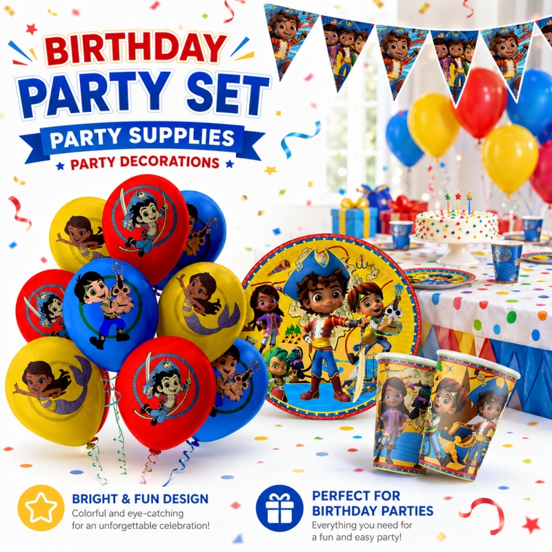 Outdoor Adventure Birthday Party - Décoration de fête d'anniversaire Santiago des