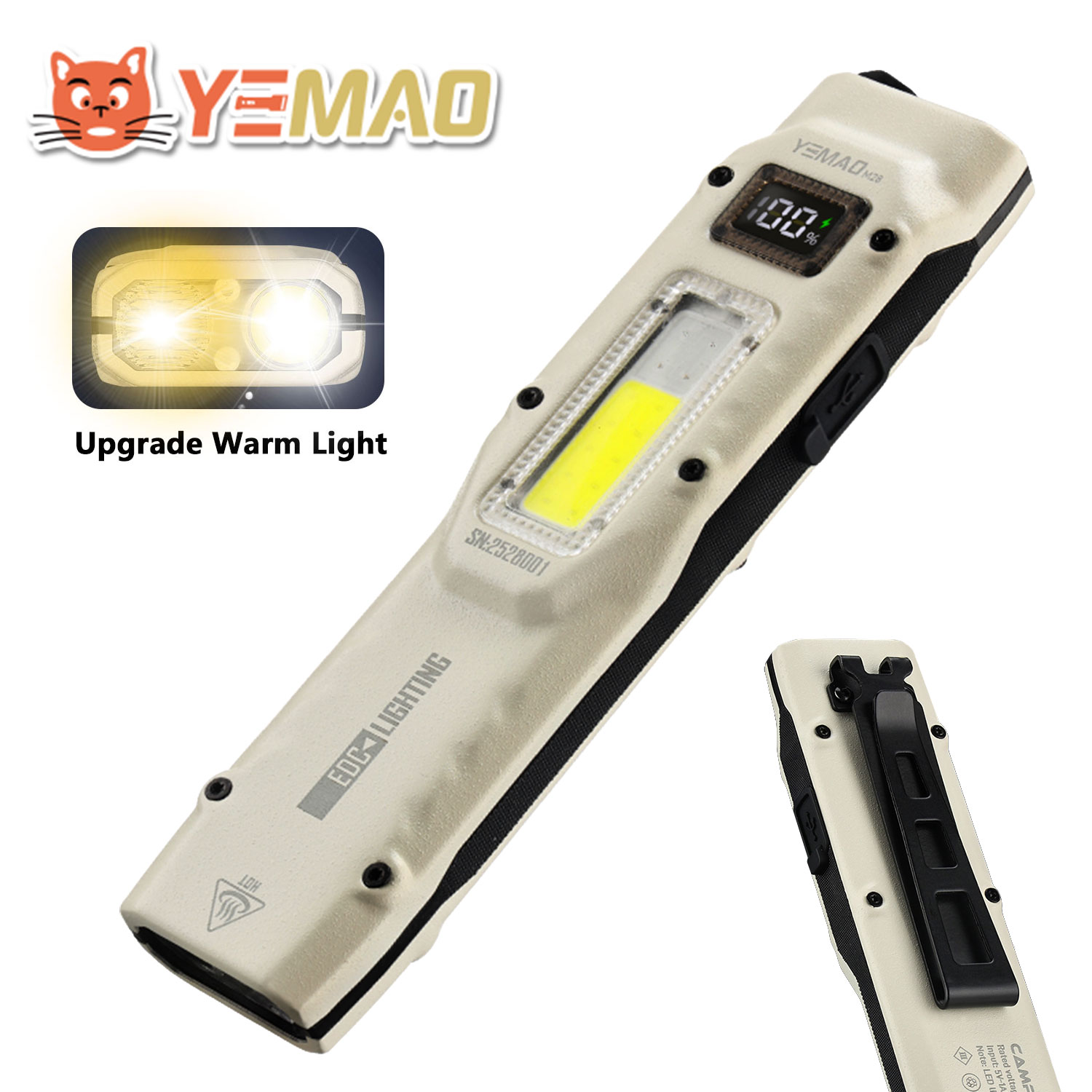Outdoor Adventure Trips - YEMAO M28 Super Lumineux EDC Lampe
